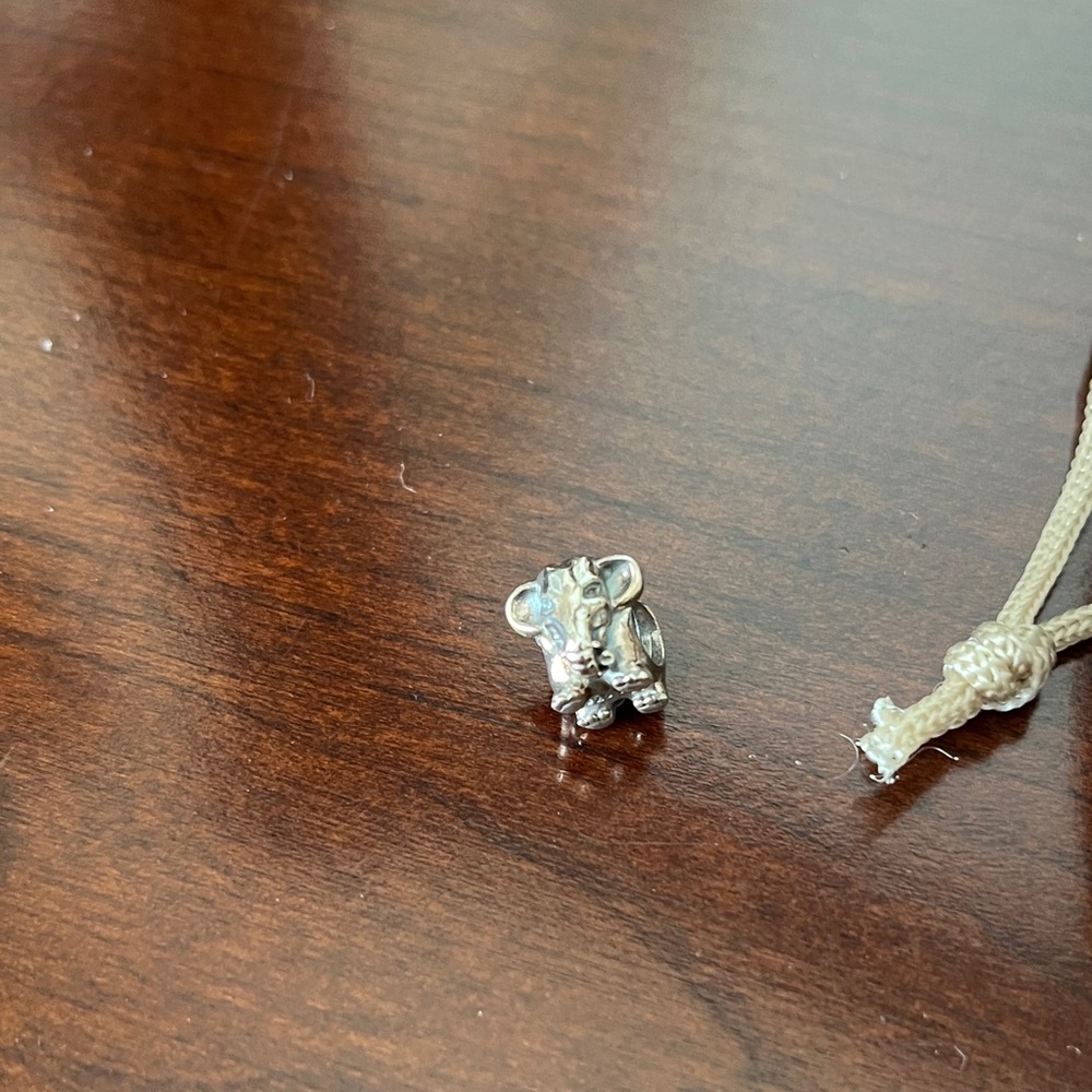 Pandora Silver Elephant Charm